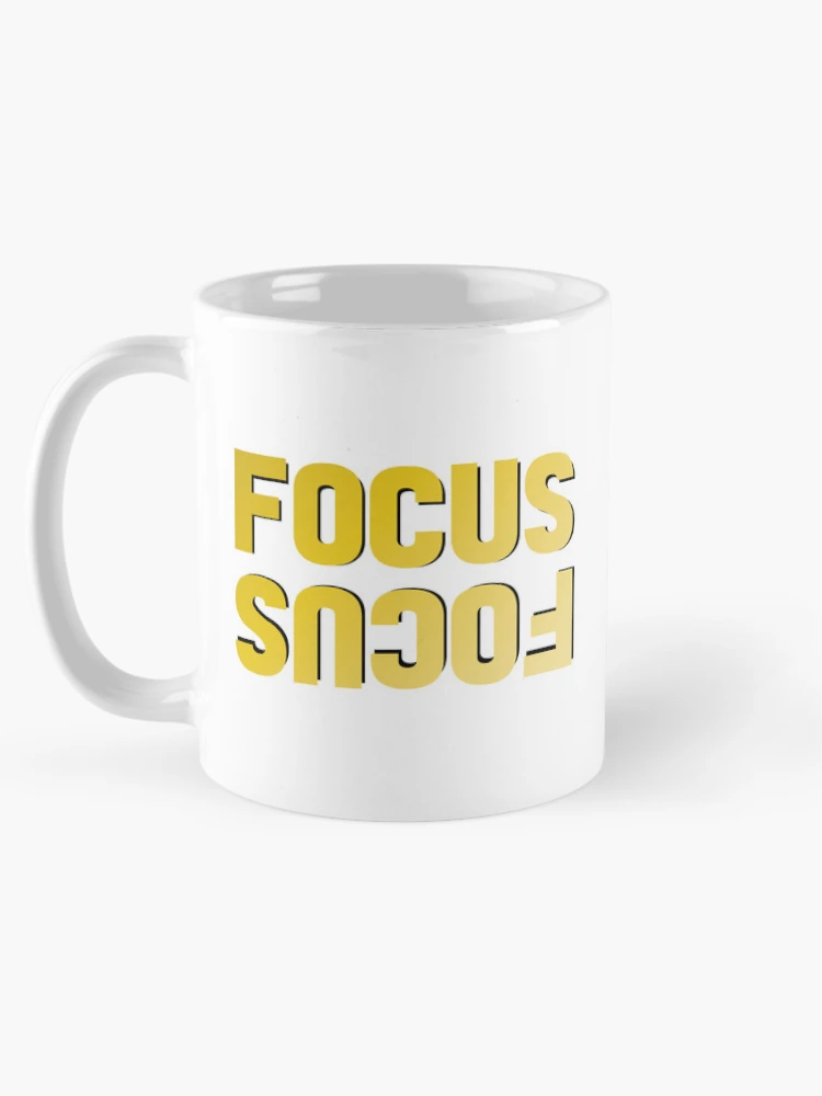 Thumbnail 5 of 6, Coffee Mug, Focus Reverse Word designed and sold by IRON WINGS /USAF.