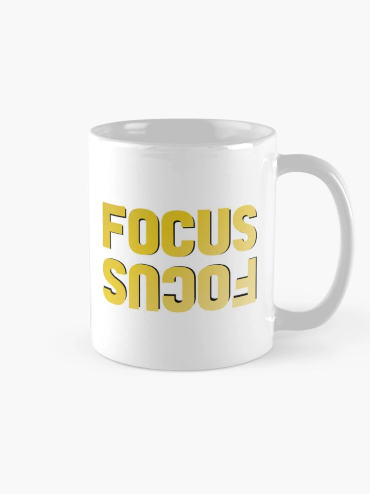 Thumbnail 3 of 6, Coffee Mug, Focus Reverse Word designed and sold by IRON WINGS /USAF.