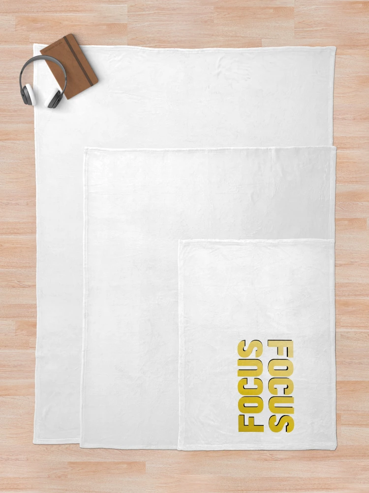 Thumbnail 5 of 6, Throw Blanket, Focus Reverse Word designed and sold by IRON WINGS /USAF.
