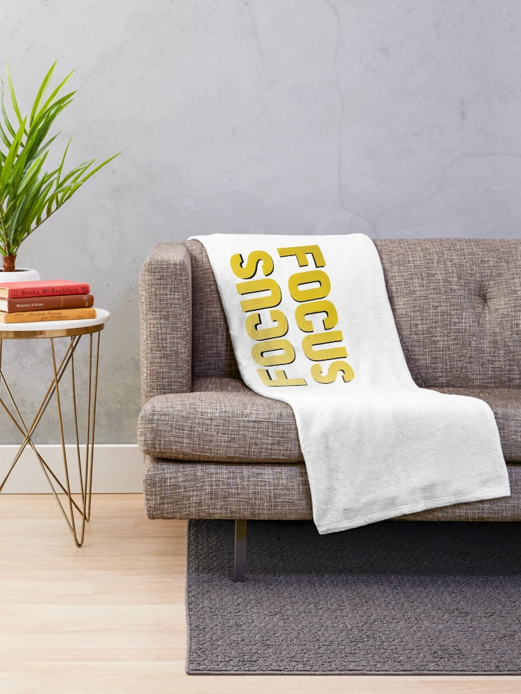 Thumbnail 2 of 6, Throw Blanket, Focus Reverse Word designed and sold by IRON WINGS /USAF.