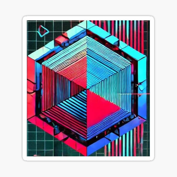 Item preview, Hexagram glitch designed and sold by Hypnodelic.