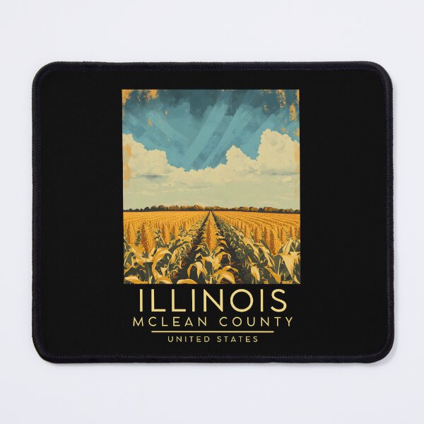 Item preview, A Vintage Poster of Mclean County - Illinois - US designed and sold by GoodOldVintage.