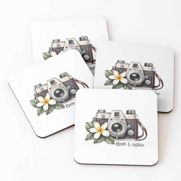 Item preview, Floral Flashback – Vintage Cameras in Full Bloom designed and sold by MiszungART.