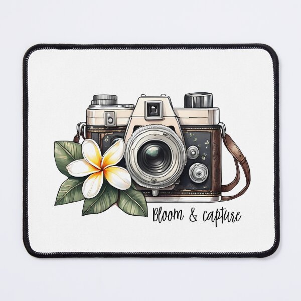 Item preview, Floral Flashback – Vintage Cameras in Full Bloom designed and sold by MiszungART.
