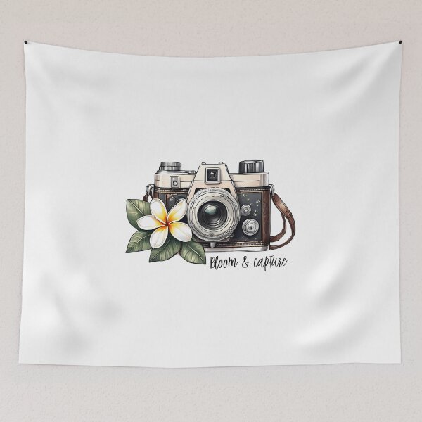 Item preview, Floral Flashback – Vintage Cameras in Full Bloom designed and sold by MiszungART.