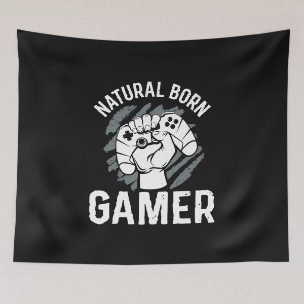 Item preview, Natural born gamer designed and sold by BugiDesignArt.