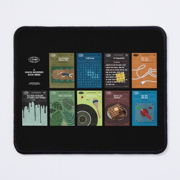 Item preview, Severance Episodes Imagined as Retro Textbook Covers - Season One designed and sold by chayground.