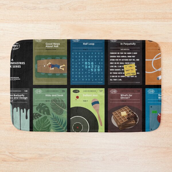 Item preview, Severance Episodes Imagined as Retro Textbook Covers - Season One designed and sold by chayground.