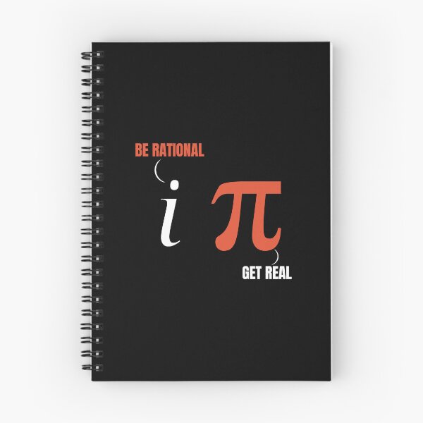 Item preview, Be Rational Get Real - Funny Math Humor Pi & Imaginary Numbers designed and sold by StemMerch247.