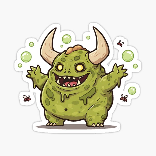 Artikel-Vorschau von Lustiger Nurgle Emotional, designt und verkauft von GeniusPrint.