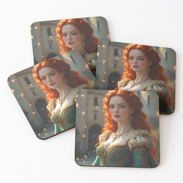Item preview, Enchanting Emma Stone – Fairytale Queen Digital Art designed and sold by naivnoia.