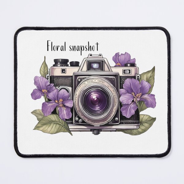 Item preview, Floral Flashback – Vintage Cameras in Full Bloom designed and sold by MiszungART.