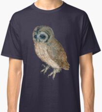 NIGHT OWL ,Antique Animal Drawings Classic T-Shirt