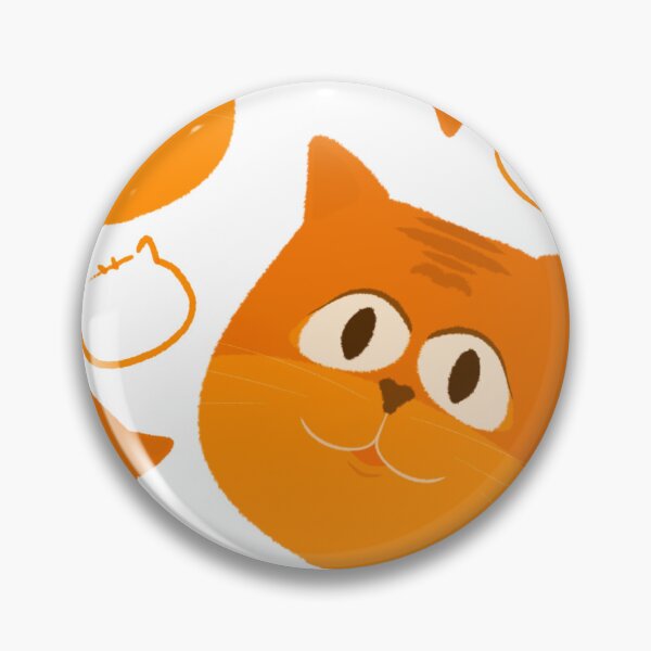 Item preview, Orange cats on white background. designed and sold by MaeMaeArtwork.