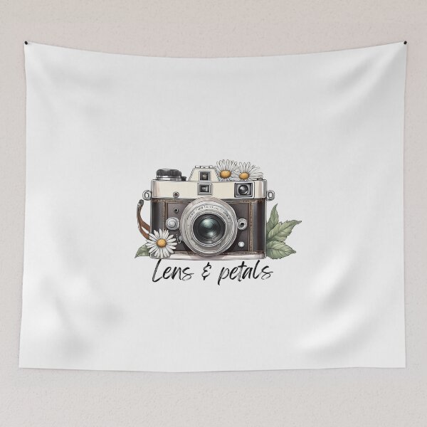 Item preview, Floral Flashback – Vintage Cameras in Full Bloom designed and sold by MiszungART.