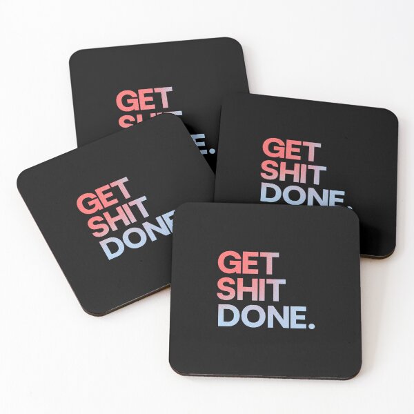 Item preview, Get Sh*t Done – Bold Motivational Typography designed and sold by Mayank Mahyavanshi.