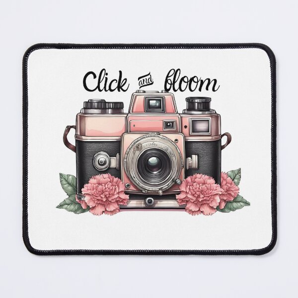 Item preview, Floral Flashback – Vintage Cameras in Full Bloom designed and sold by MiszungART.
