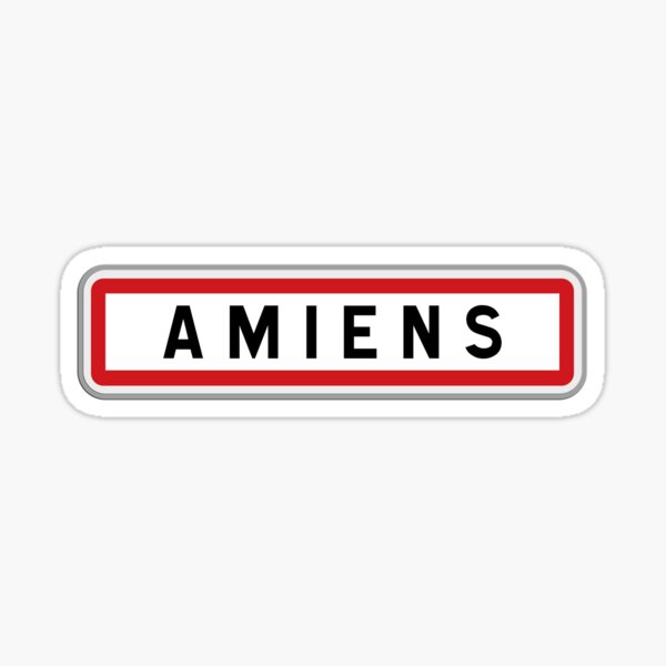 Vista previa del artículo con la obra «Señal de Amiens, Somme, Hauts-de-France», diseñado y vendido por Nicolas POITEVIN.