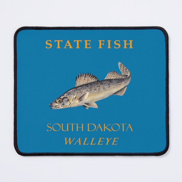 Item preview, South Dakota Territory Fish The Walleye designed and sold by taiche.