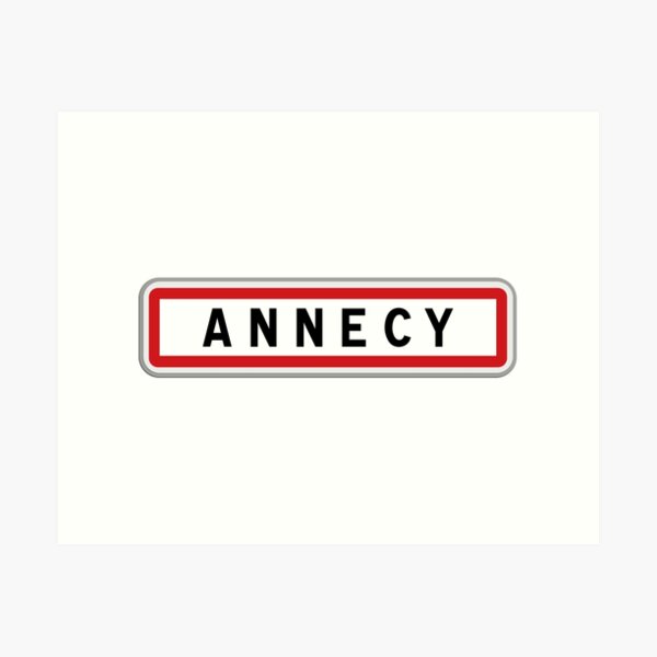 Item preview, Annecy sign, Haute-Savoie, Auvergne-Rhône-Alpes designed and sold by Nicolas POITEVIN.
