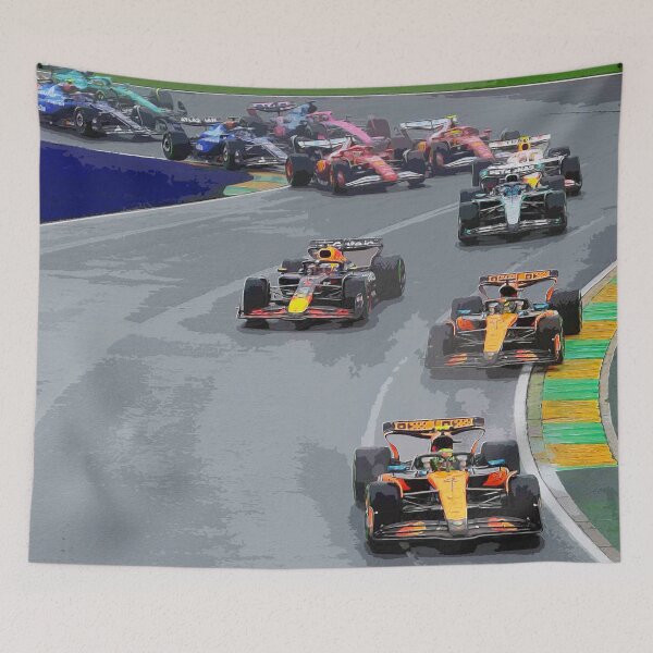 Item preview, First corner of the 2025 season at the Australian Grand Prix at Albert Park. designed and sold by Rodissimus1984.