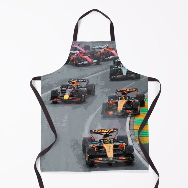 Item preview, First corner of the 2025 season at the Australian Grand Prix at Albert Park abstract designed and sold by Rodissimus1984.