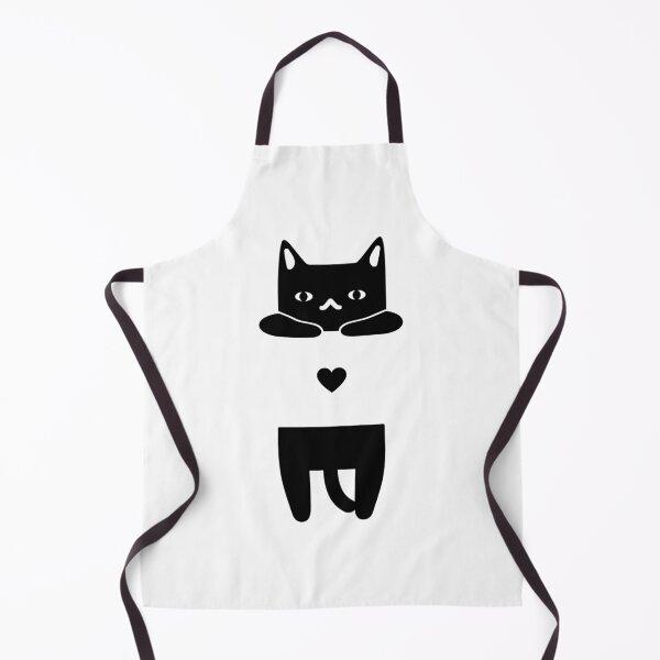 Item preview, Cute kitten and black heart designed and sold by ZenNature.