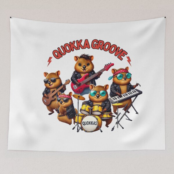 Item preview, Quokkas Rock Band designed and sold by welovequokkas.
