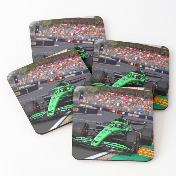 Item preview, Nico Hulkenberg racing his 2025 F1 car at Albert Park during the Australian Grand Prix abstract designed and sold by Rodissimus1984.