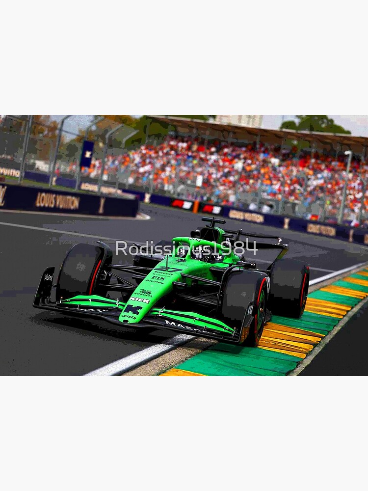 Nico Hulkenberg racing his 2025 F1 car at Albert Park during the