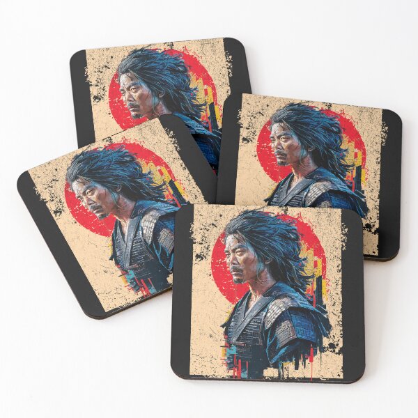 Item preview, Modern Samurai Warrior Portrait Art designed and sold by Soulful Stash .