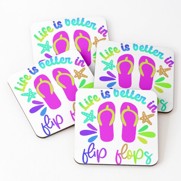 Item preview, Life is better in flip flops  designed and sold by Art-by-Nessa.