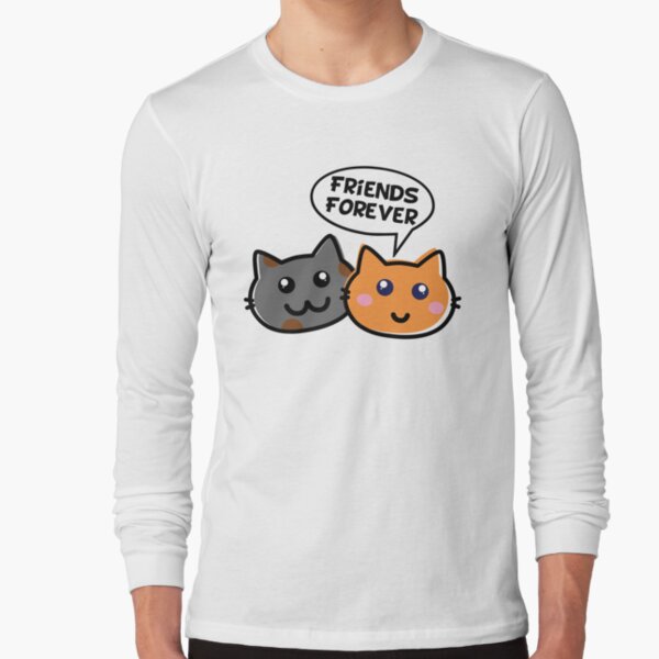 Coffee and Bengals Cute Cat Long Sleeve T-Shirt