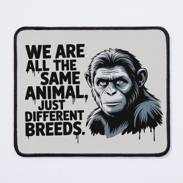 Item preview, Banksy Ape - We are all the same animal, just different breeds designed and sold by 123ks.
