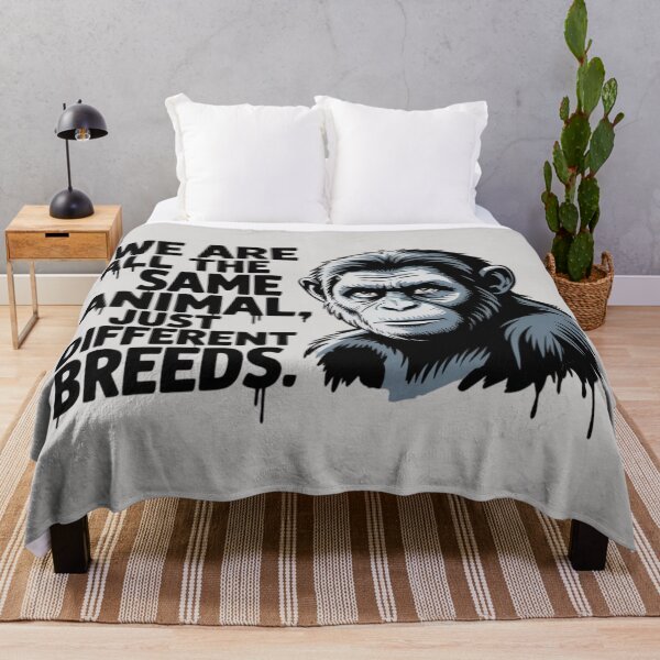 Item preview, Banksy Ape - We are all the same animal, just different breeds designed and sold by 123ks.