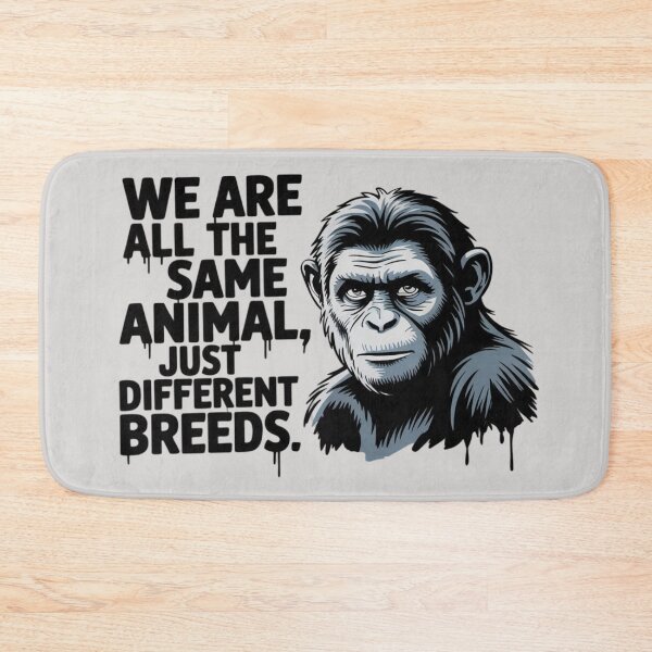 Item preview, Banksy Ape - We are all the same animal, just different breeds designed and sold by 123ks.