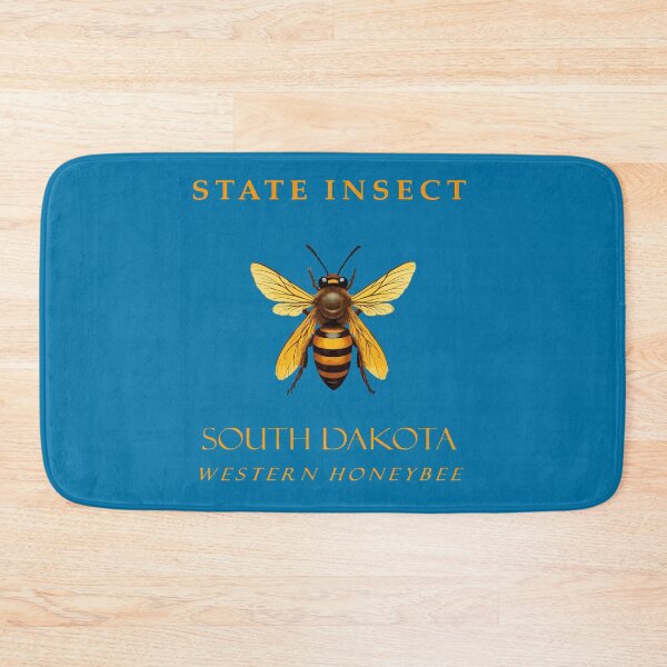 Item preview, South Dakota Territory Insect The Western Honeybee designed and sold by taiche.