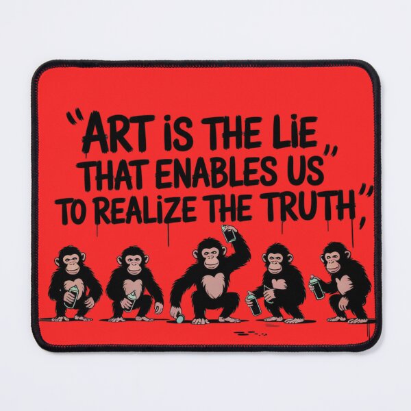 Item preview, Banksy Apes - Art is the lie that enables us to realize the truth designed and sold by 123ks.