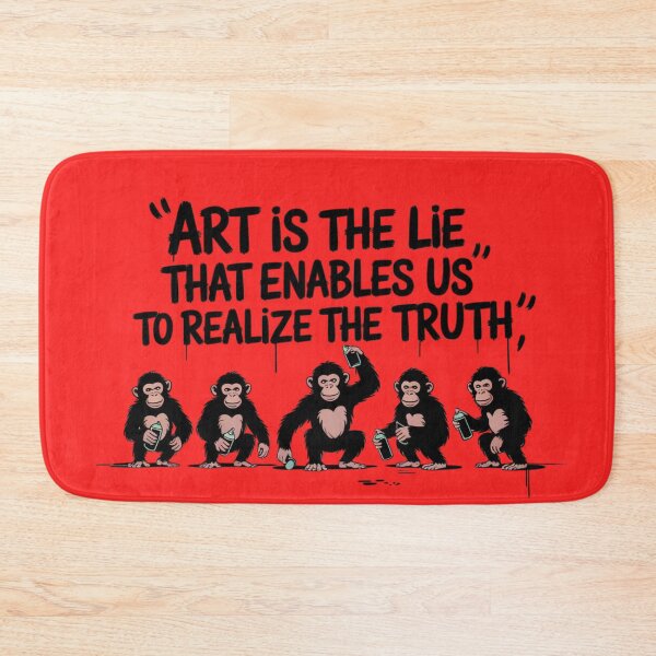 Item preview, Banksy Apes - Art is the lie that enables us to realize the truth designed and sold by 123ks.