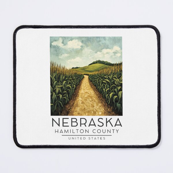 Item preview, A Vintage Poster of Hamilton County - Nebraska - US designed and sold by GoodOldVintage.