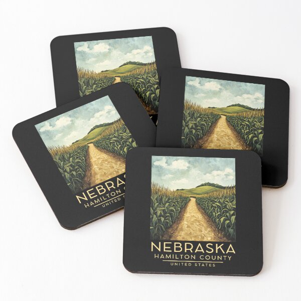 Item preview, A Vintage Poster of Hamilton County - Nebraska - US  designed and sold by GoodOldVintage.
