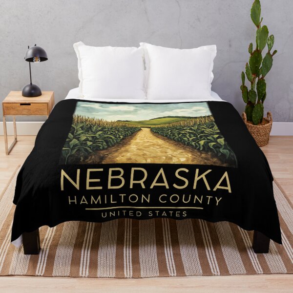 Item preview, A Vintage Poster of Hamilton County - Nebraska - US  designed and sold by GoodOldVintage.
