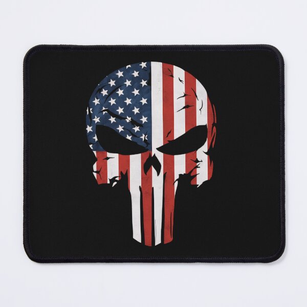 Item preview, USA Skull Flag designed and sold by BugiDesignArt.