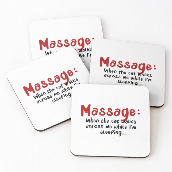 Item preview, Massage - Funny Quotes designed and sold by WhimWiz.