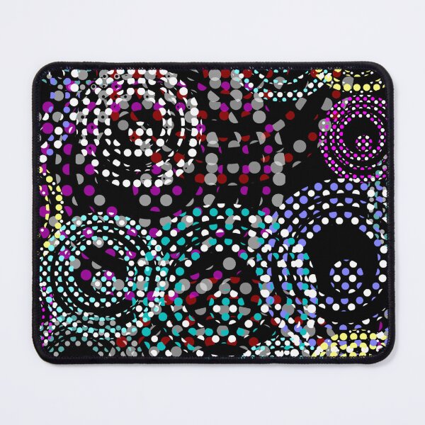 Item preview, Fabric of the Universe Halfdrop on Black designed and sold by Art in My Loft.