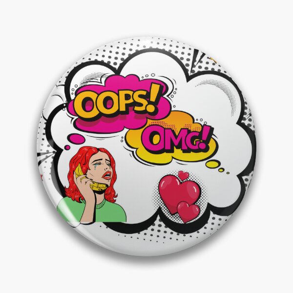 Item preview, Oops! OMG! Pop art designed and sold by YMAPrints.