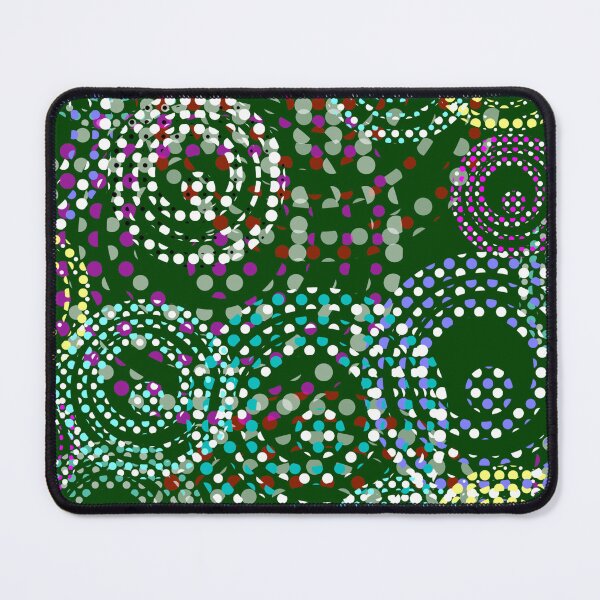 Item preview, Fabric of the Universe Halfdrop on Dark Green 004001 designed and sold by Art in My Loft.
