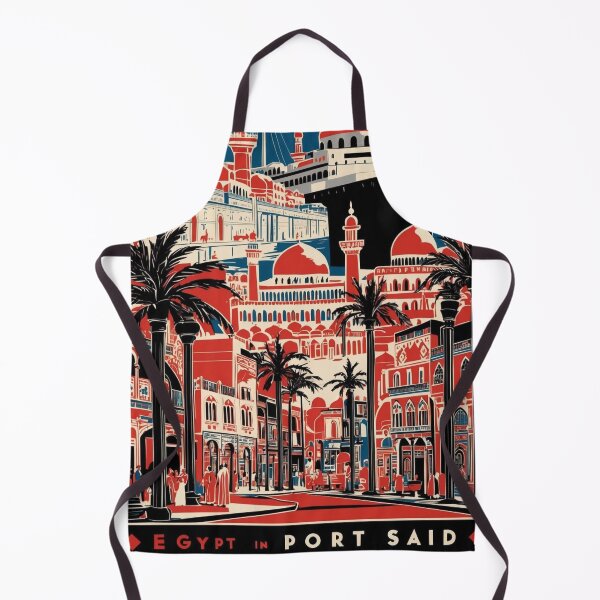 Item preview, Port Said Egypt Vintage Travel Tourism designed and sold by TravelersGems.