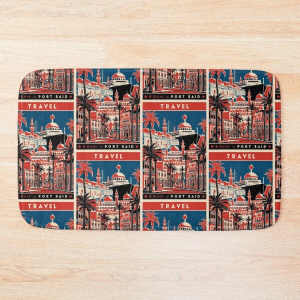 Item preview, Port Said Egypt Vintage Travel Tourism designed and sold by TravelersGems.