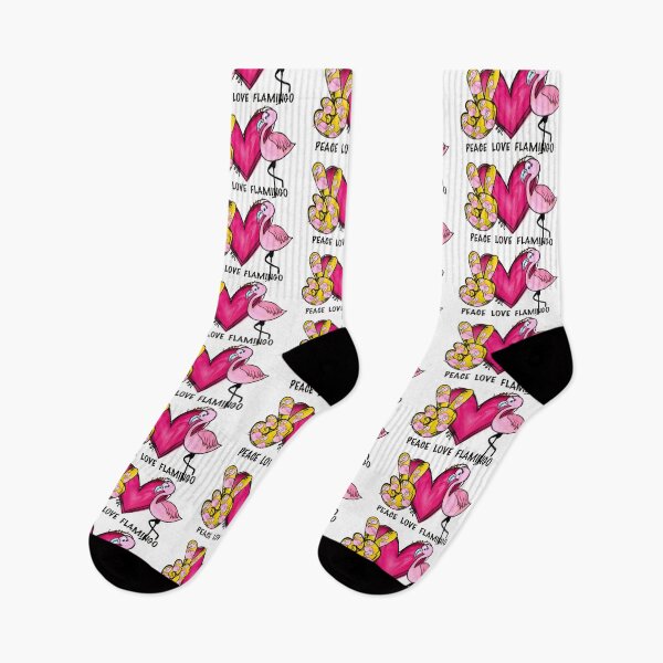 Item preview, Peace, Love and Flamingos: Kawaii Design with Adorable Flamingos designed and sold by Polarisofficial.